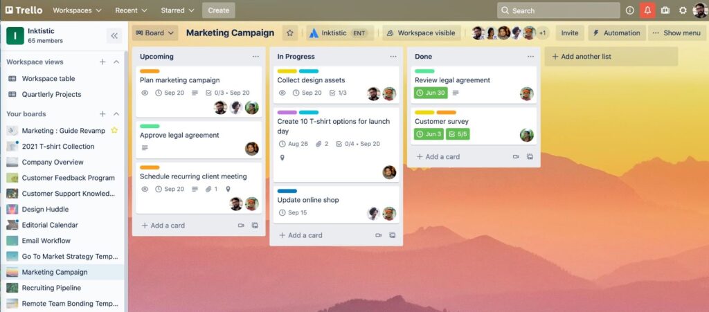 Trello Productshot