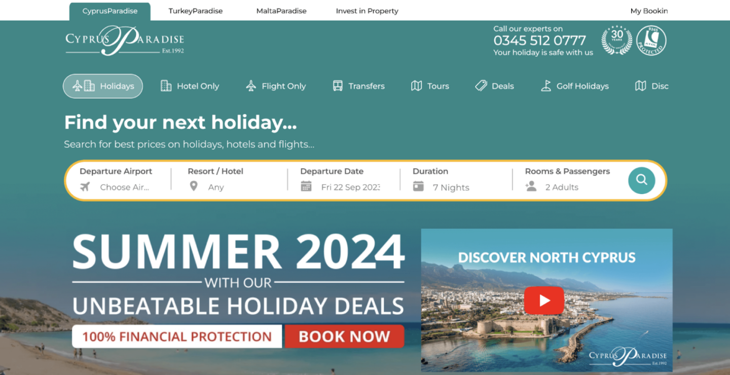 holiday travel agents cyprus