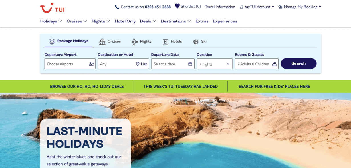 cheapest travel agent uk